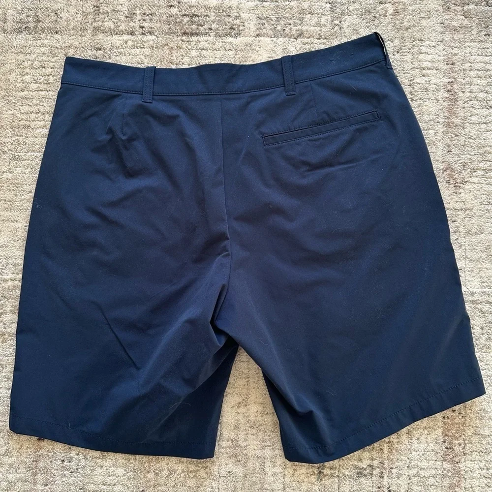 J Crew Men’s 9” Navy Shorts - Size 32 - Snap Button/Zip Closure